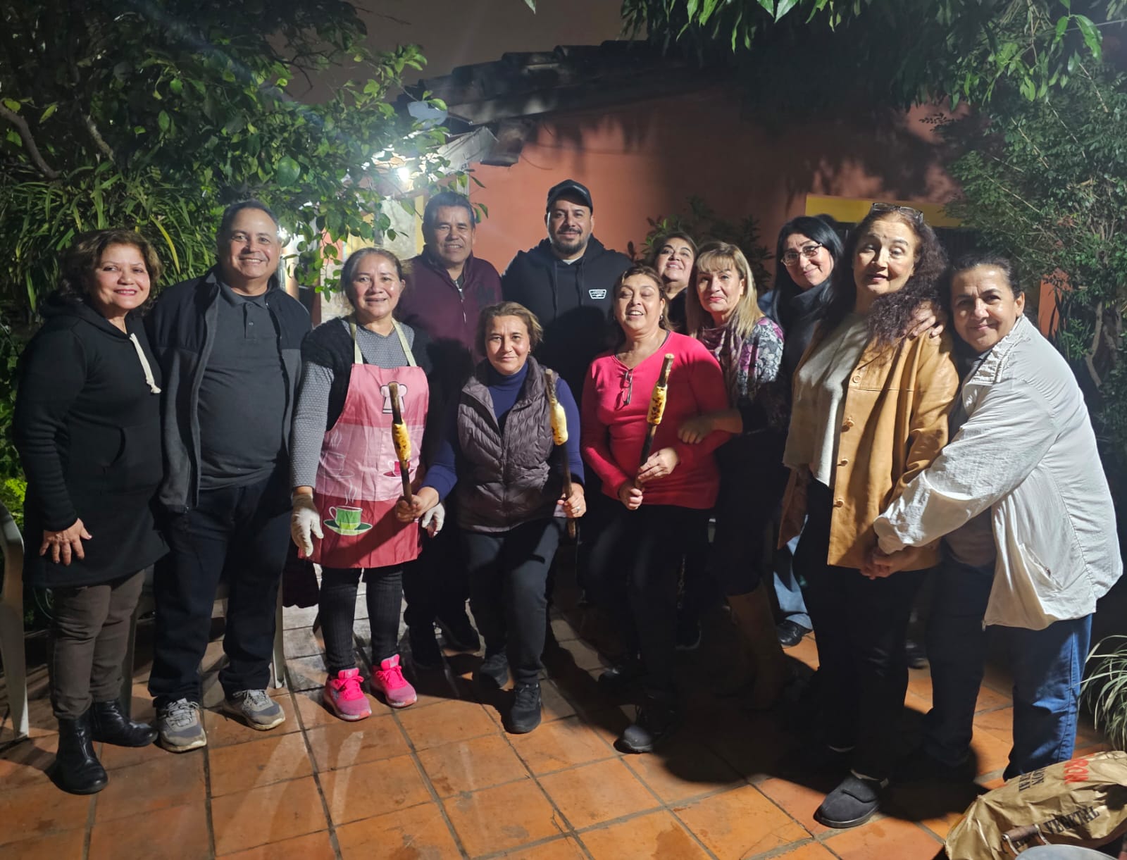 Diego Aguayo en reunión vecinal